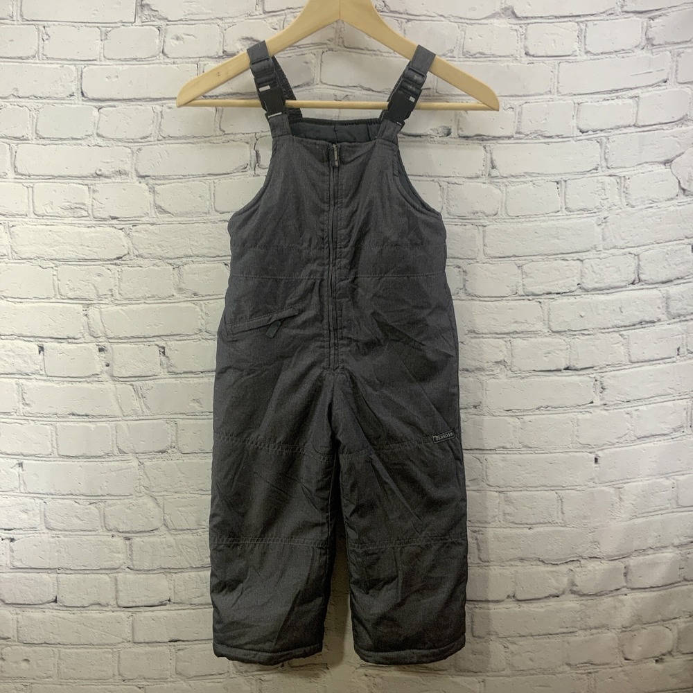 Osh Kosh Bgosh Snow Bib‎ Pants Unisex Sz 4T Black Toddler